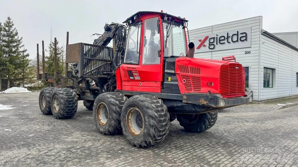 Komatsu 865 원목 포워더