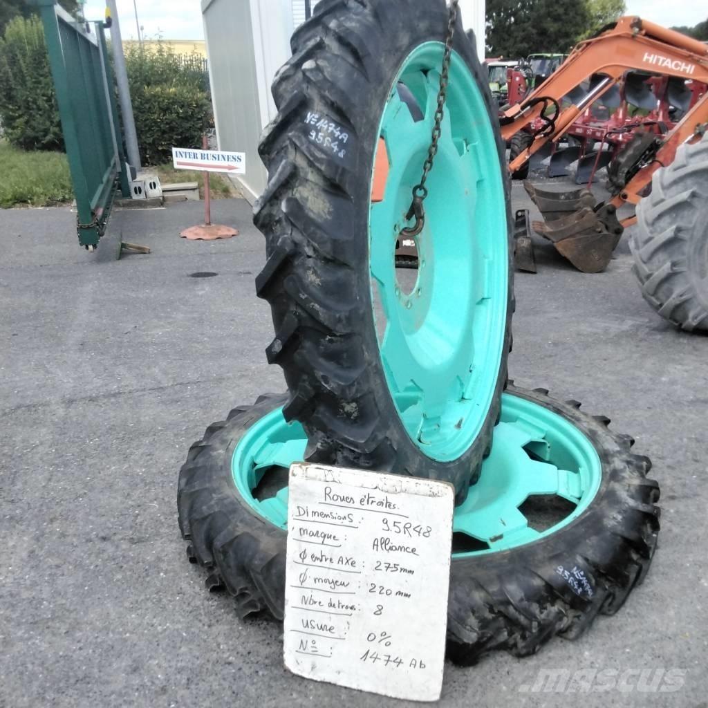 Alliance 9.5R48 타이어, 휠 및 림