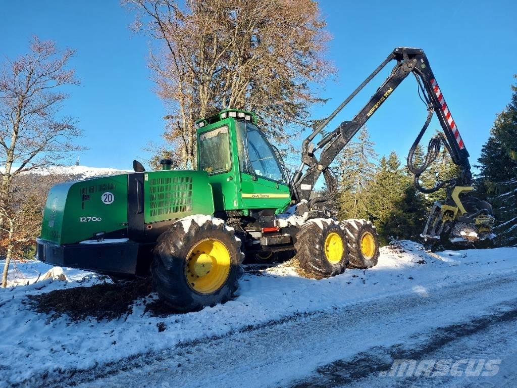 John Deere 1270 D 원목 하베스터