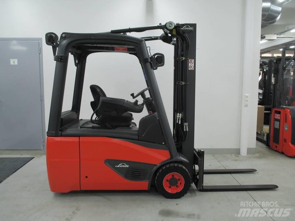 Linde E 16 전동 지게차