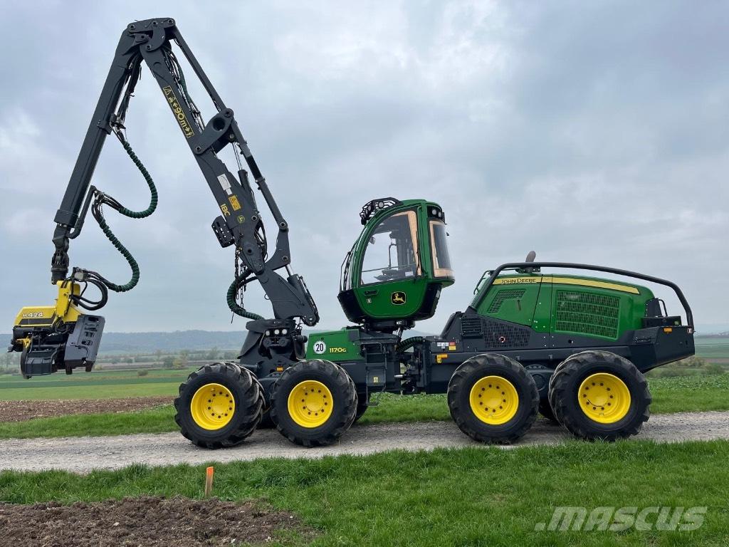 John Deere 1170G 원목 하베스터