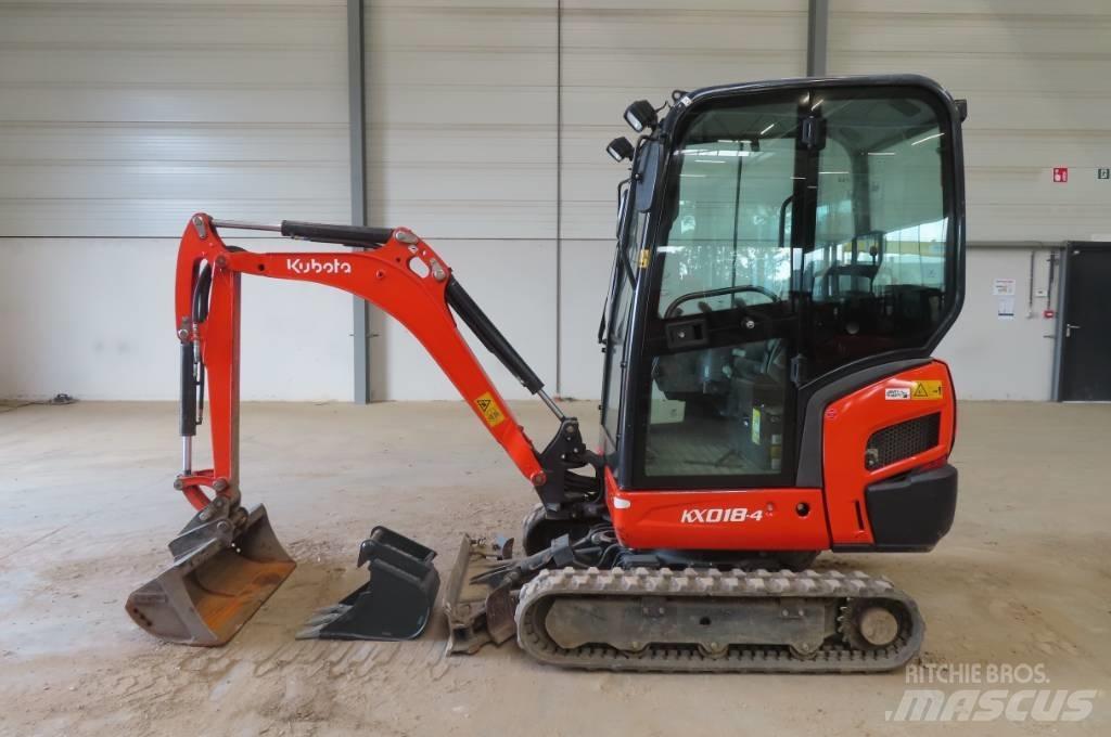 Kubota KX 018-4 소형 굴삭기 7톤 미만