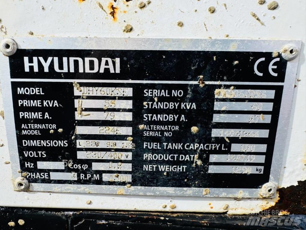 Hyundai DHY60KSE 디젤 발전기