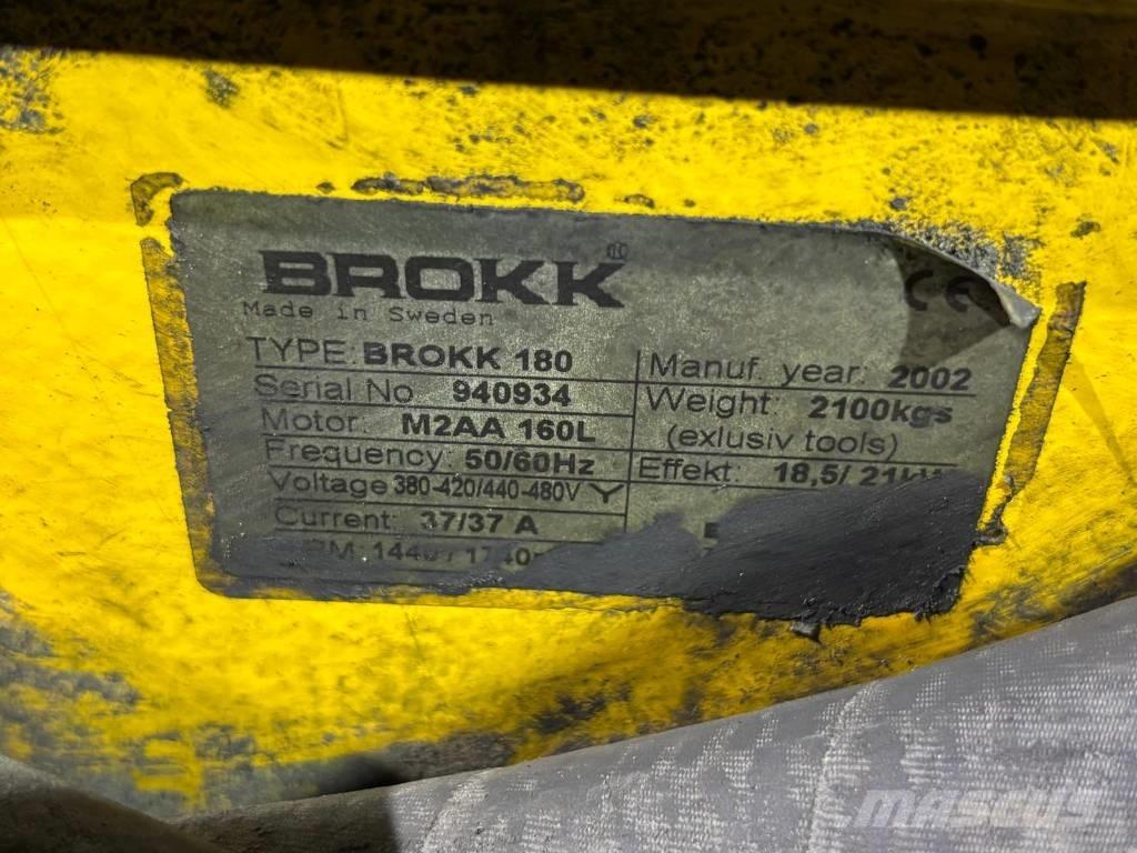 Brokk 180 파쇄용 굴삭기