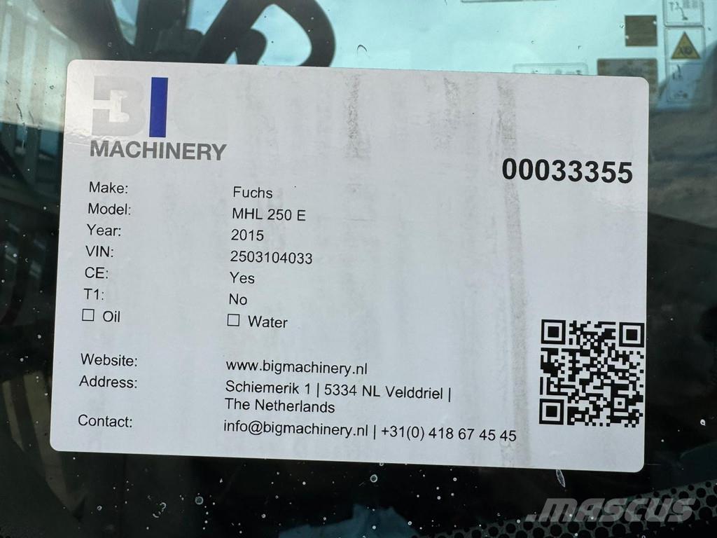 Fuchs MHL 250 폐기물/산업 처리기