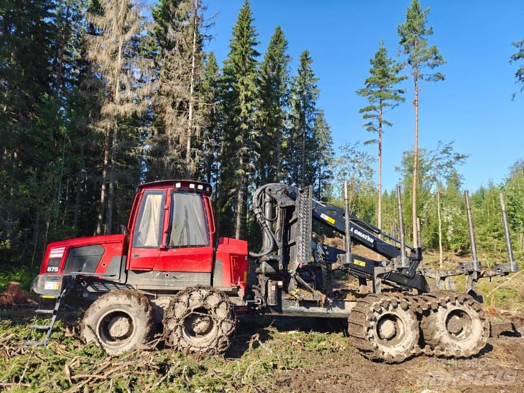 Komatsu 875 원목 포워더