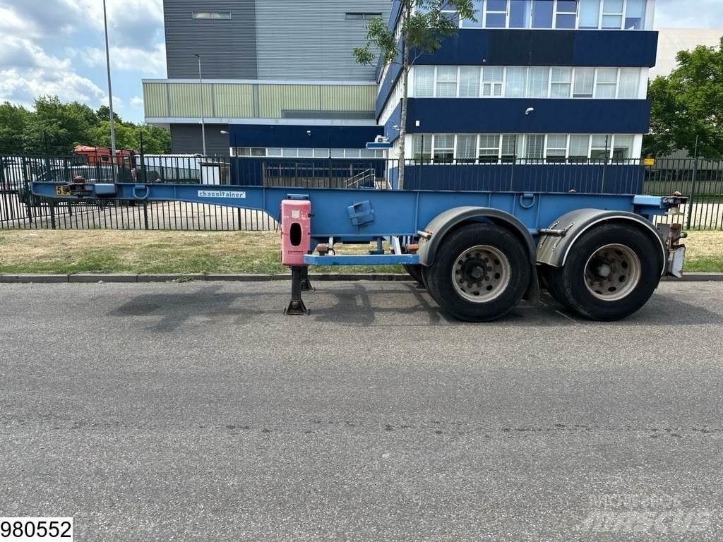 Asca Chassis 20 FT 컨테이너 세미 트레일러