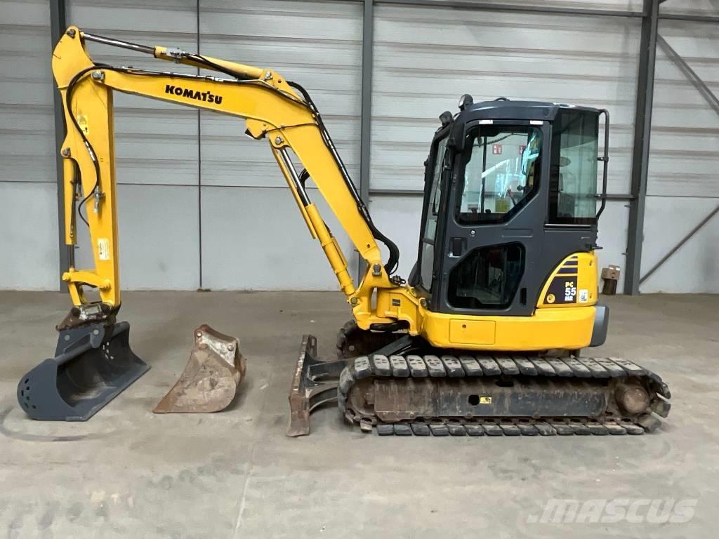 Komatsu PC 55 MR-3 소형 굴삭기 7톤 미만