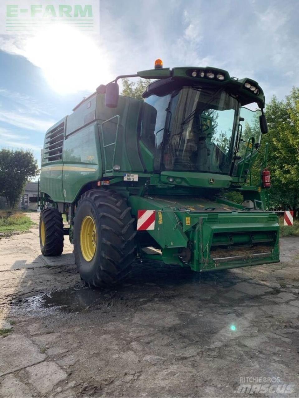 John Deere t660 콤바인 수확기
