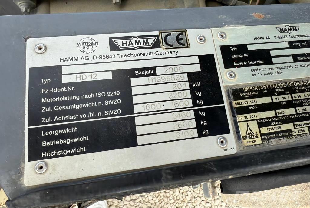 Hamm HD 12 트윈 드럼 롤러