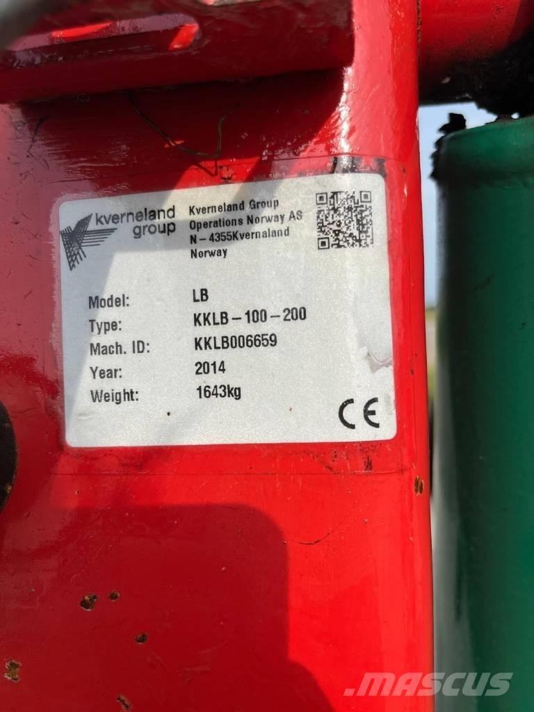 Kverneland LB100-200 가역 플로우(쟁기)