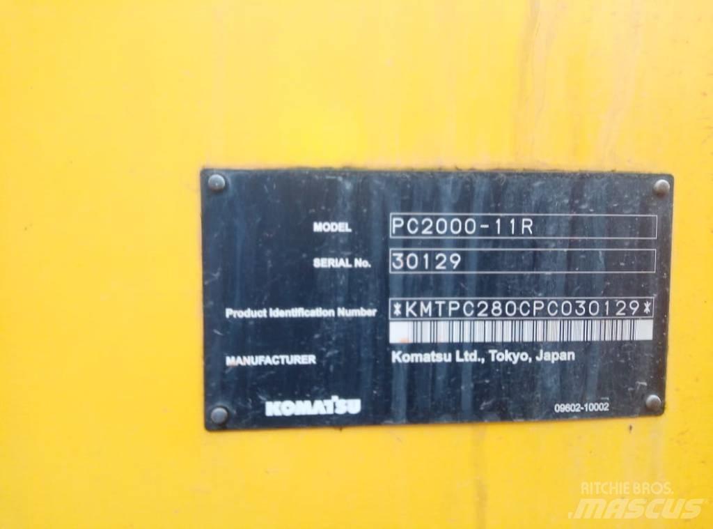 Komatsu PC 2000 대형 굴삭기 29톤 이상