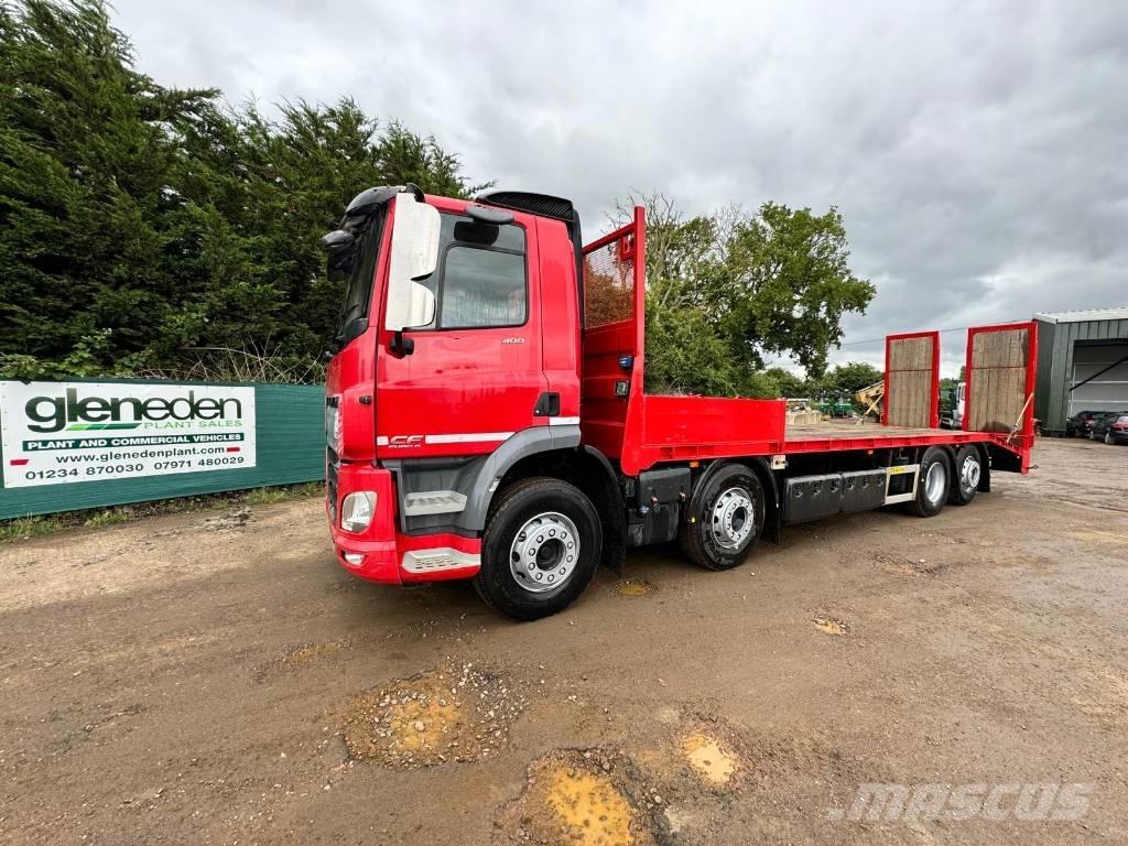 DAF CF 400 플랫베드/윈치 트럭