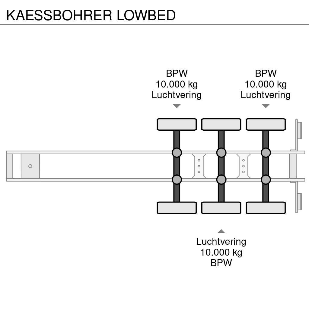Kässbohrer LOWBED 로우 로더-세미 트레일러
