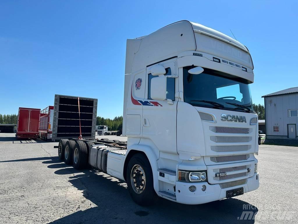 Scania R 580 새시 운전실 트럭