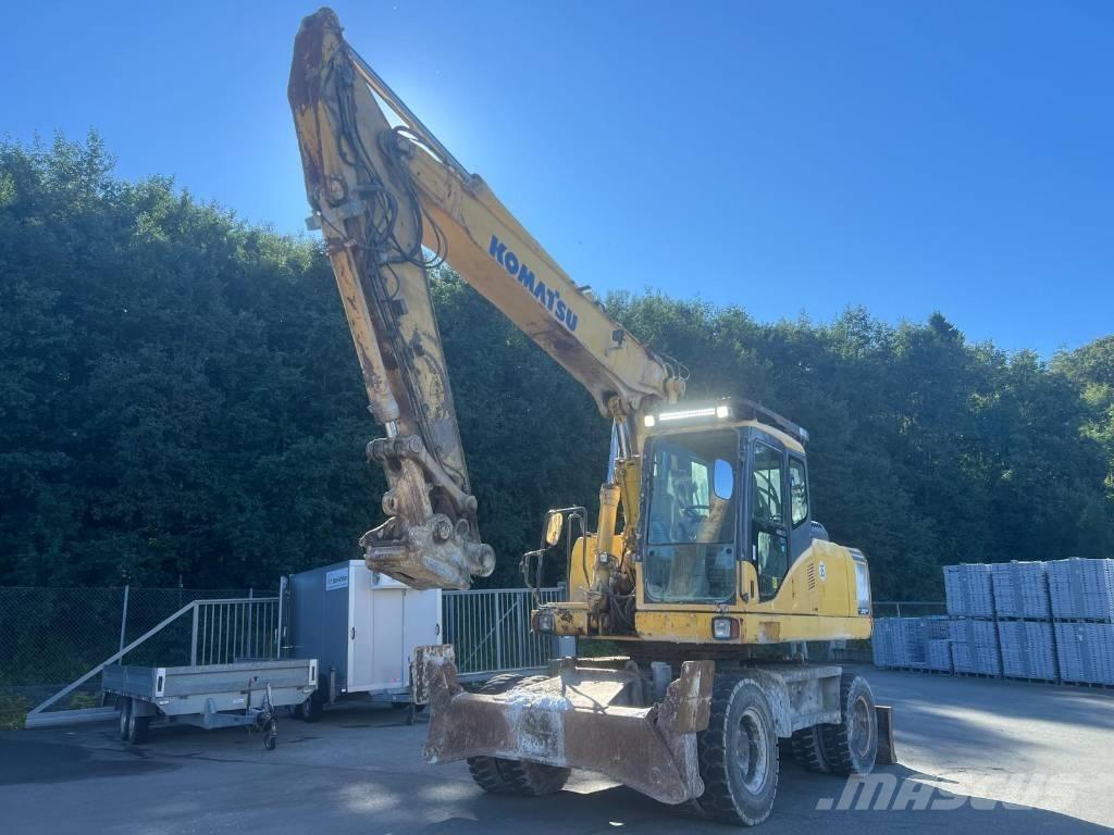 Komatsu PW 200-7  휠 굴삭기