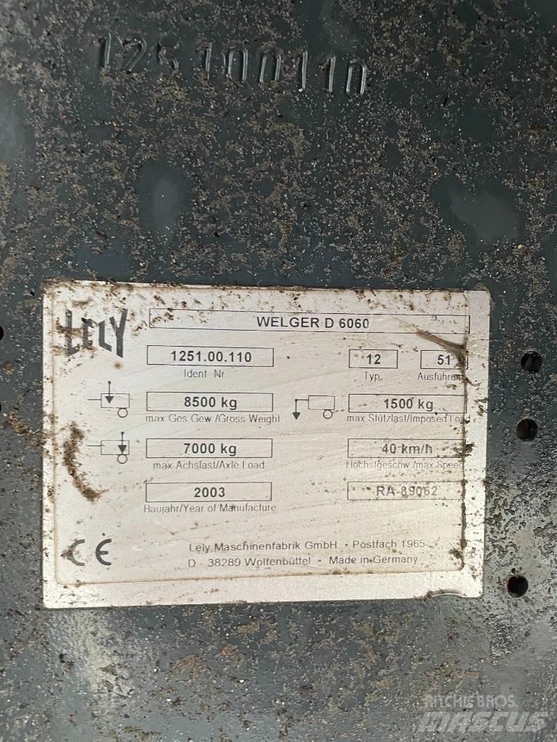 Welger D 6060 각형 곤포기