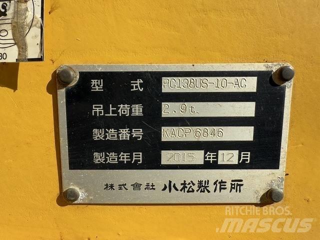 Komatsu PC 138 US-10 대형 굴삭기 29톤 이상
