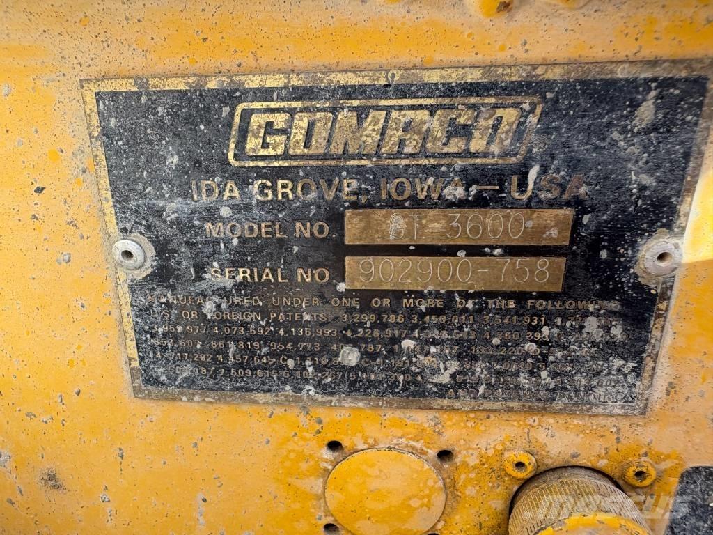 Gomaco GT 3600 콘크리트 피니셔