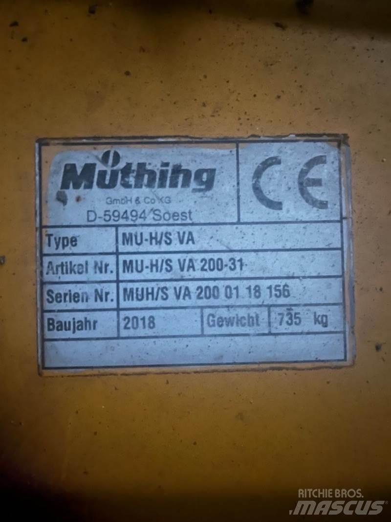 Müthing MU- H/S V A 기타 목초 수확용 장비