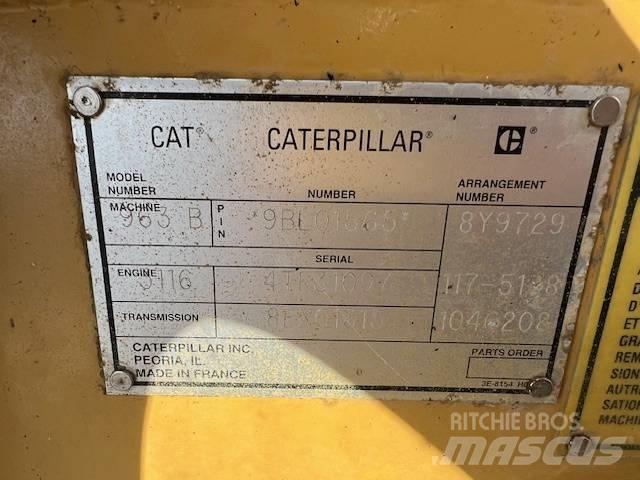 CAT 963 B 궤도식 로우더
