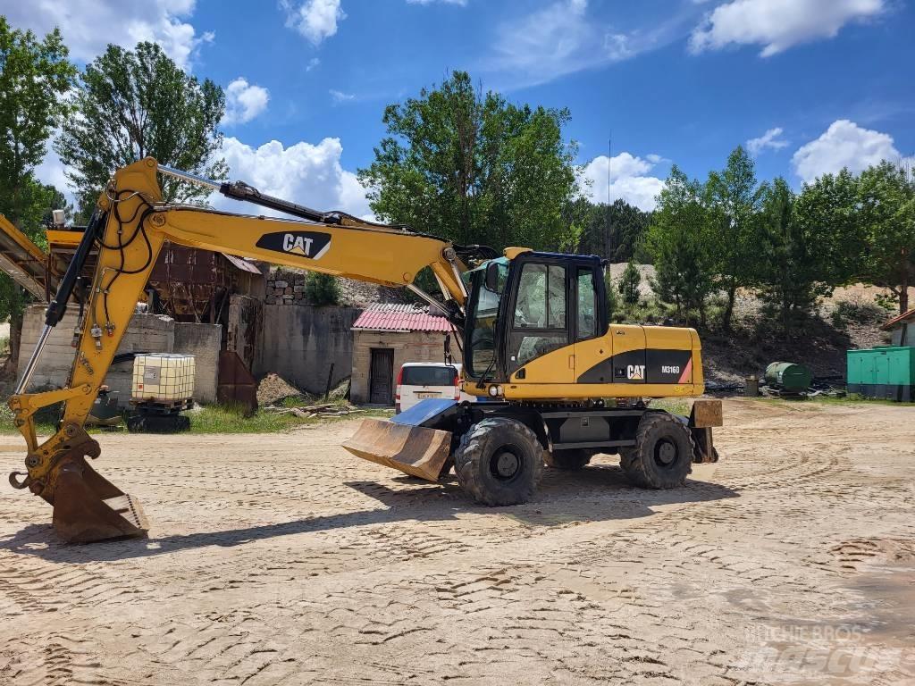 CAT 316d  휠 굴삭기