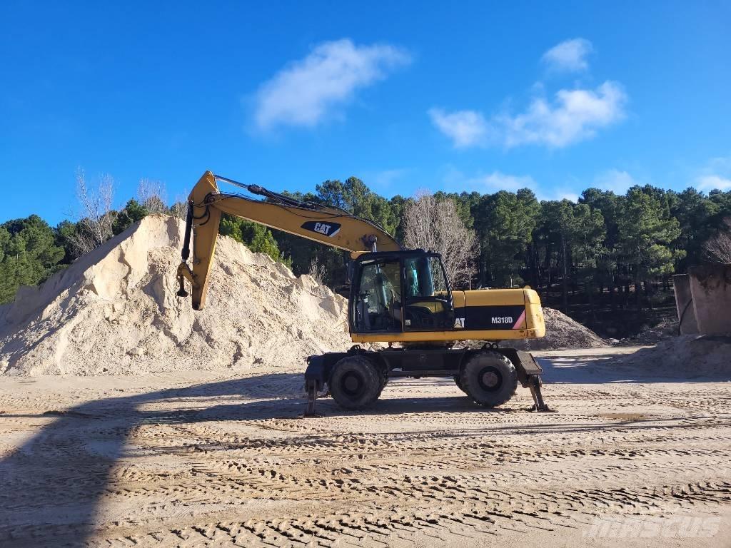 CAT 316d  휠 굴삭기
