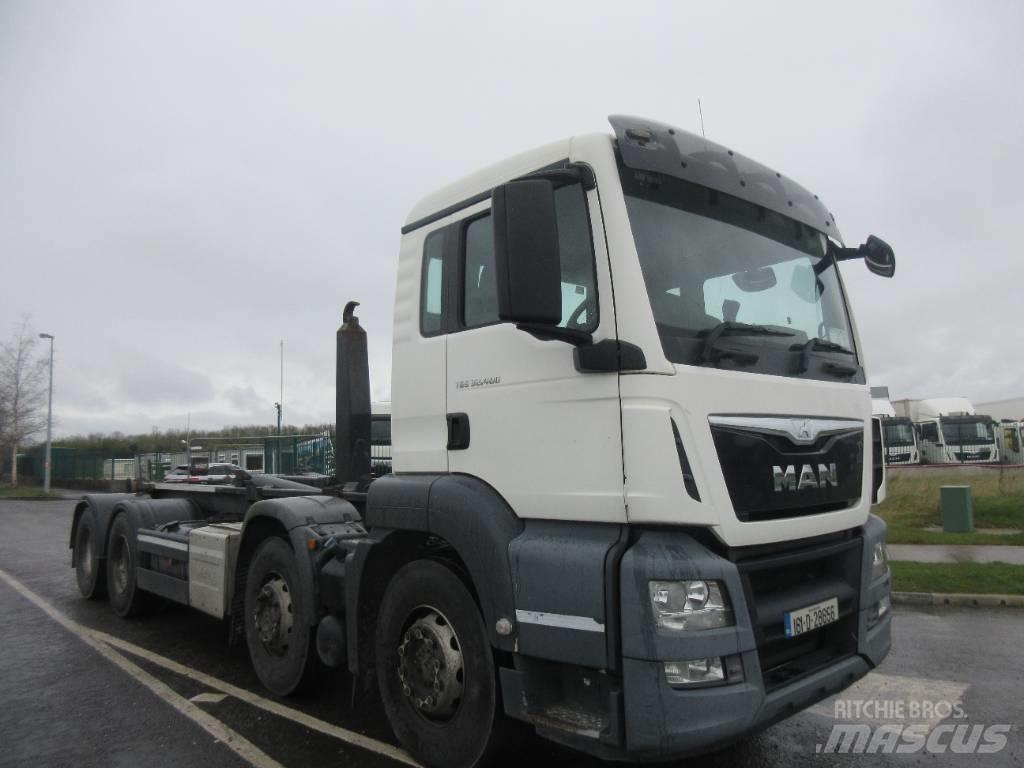 MAN TGS 32.400 훅 리프트 트럭