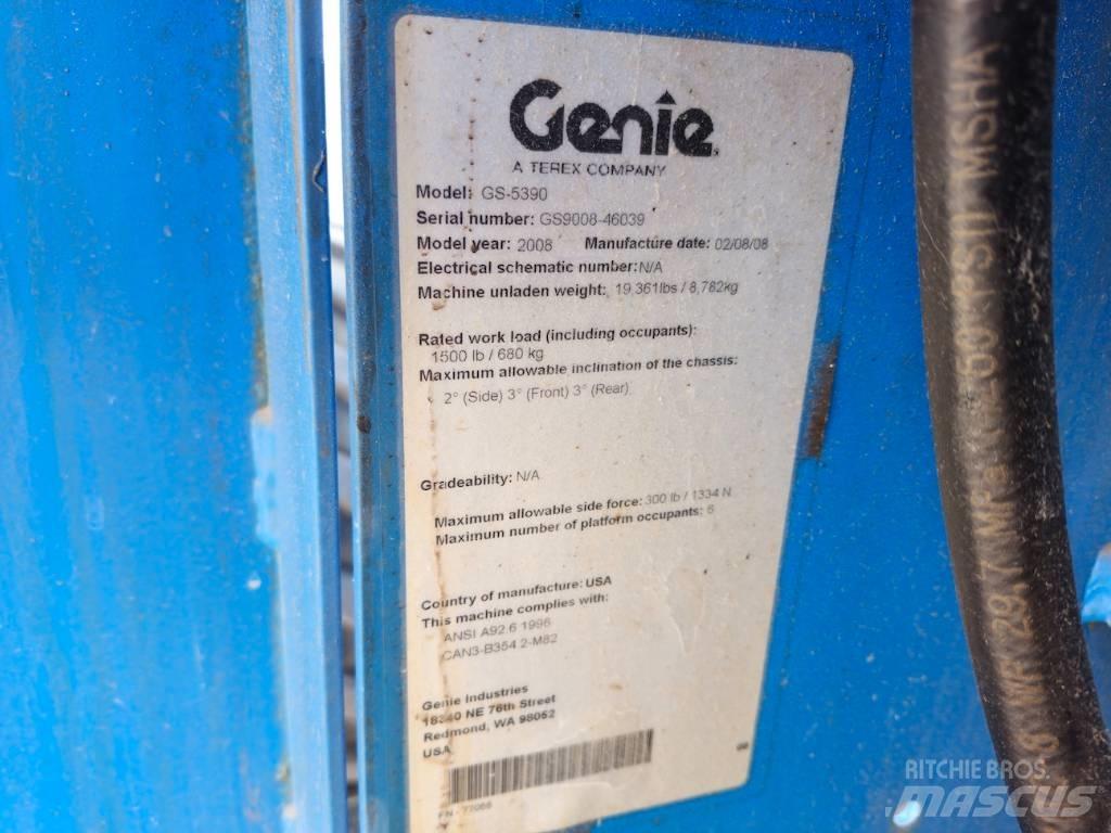 Genie GS-5390 가위형 리프트