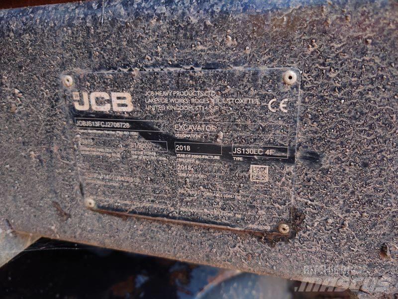 JCB JS130LC Plus+ 대형 굴삭기 29톤 이상