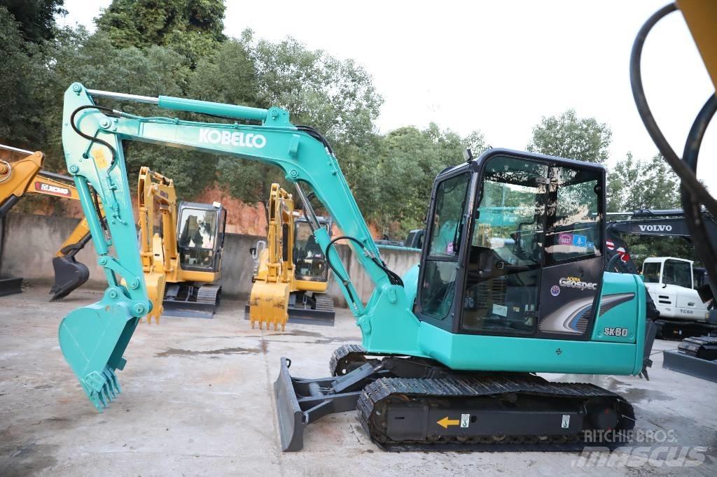 Kobelco sk60-8 소형 굴삭기 7톤 미만