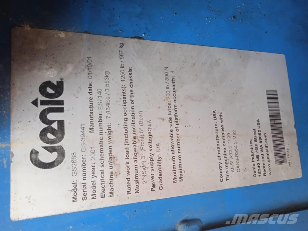 Genie GS 2668 RT 가위형 리프트