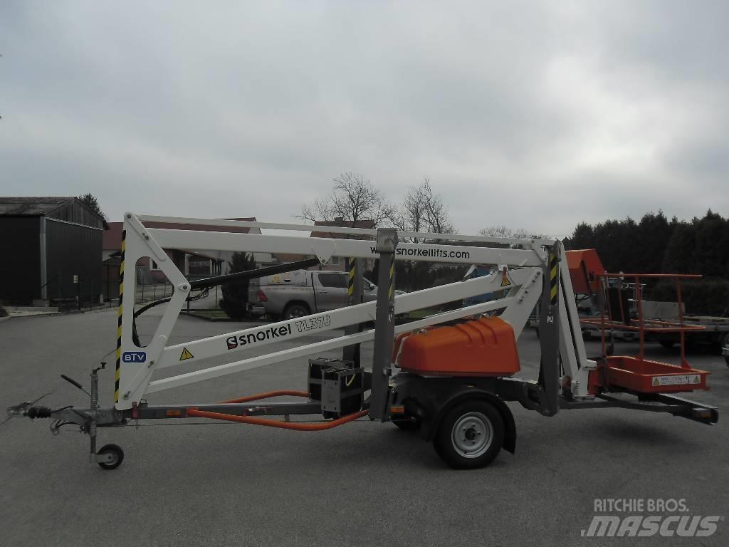 Snorkel TL 37 J 트레일러 탑재 고소작업대