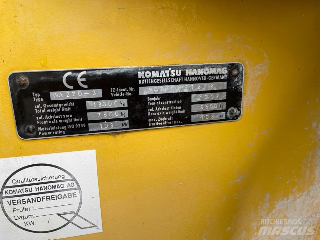 Komatsu WA 270-3  휠로우더