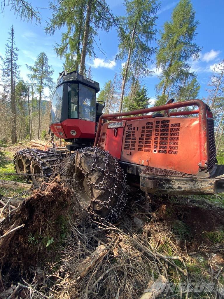 Valmet -Komatsu 911.3 원목 하베스터