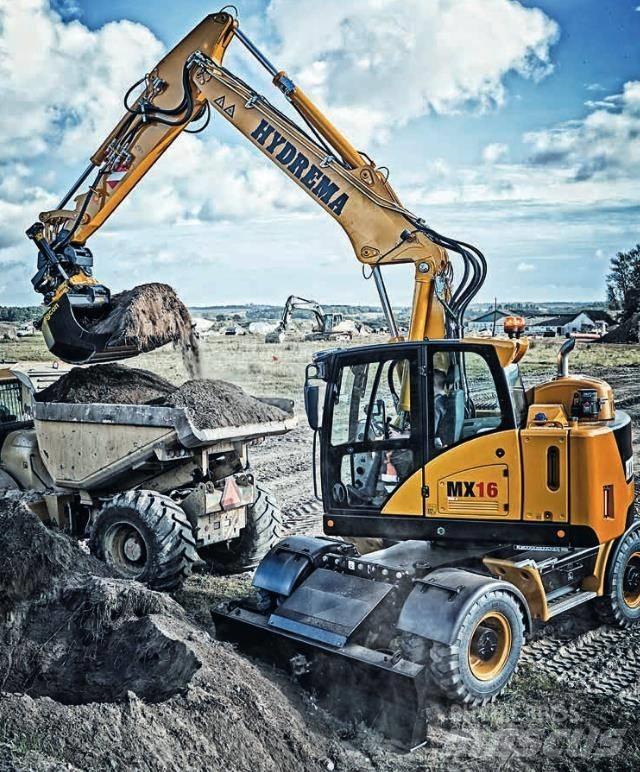 Hydrema MX16  휠 굴삭기