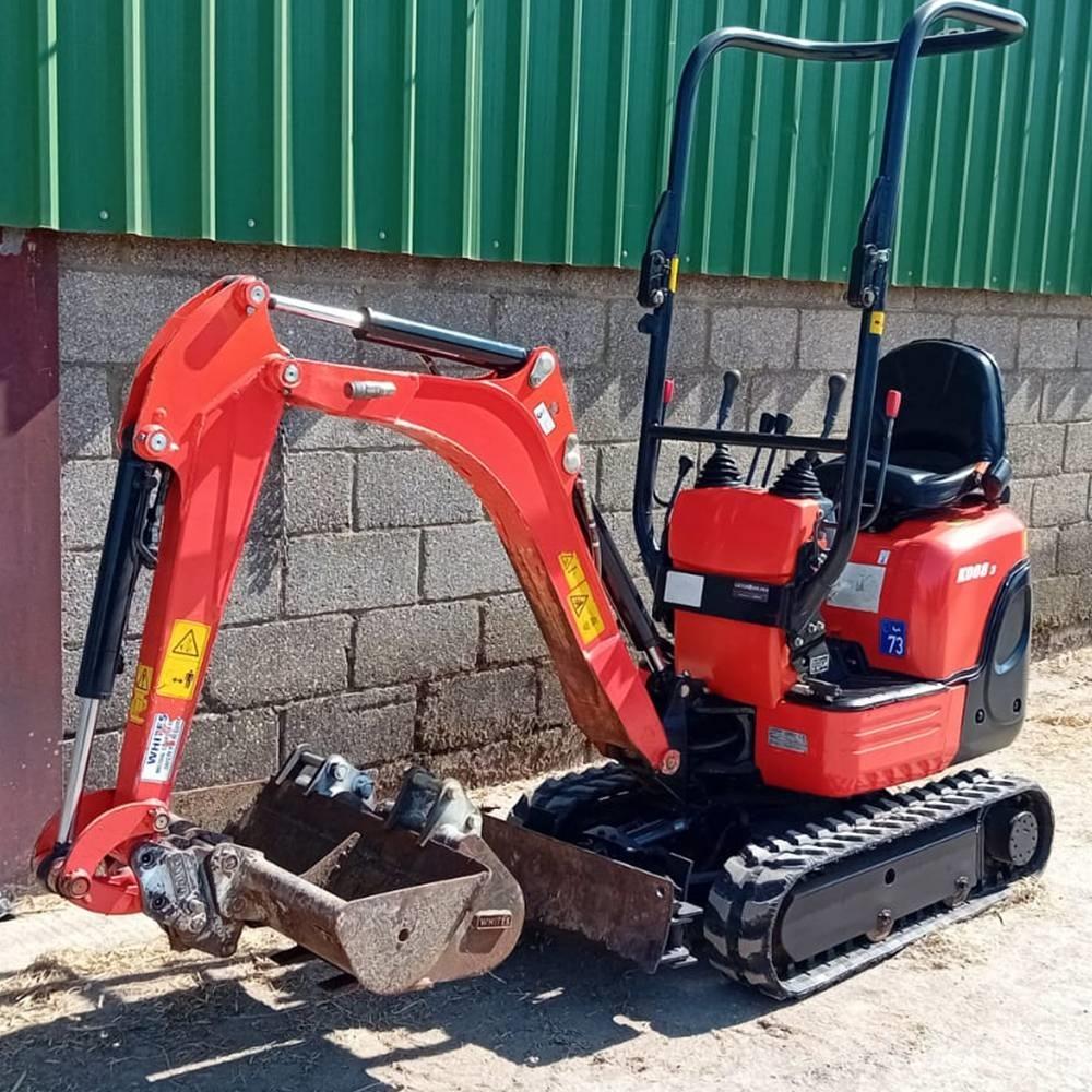 Kubota K 008-3 소형 굴삭기 7톤 미만