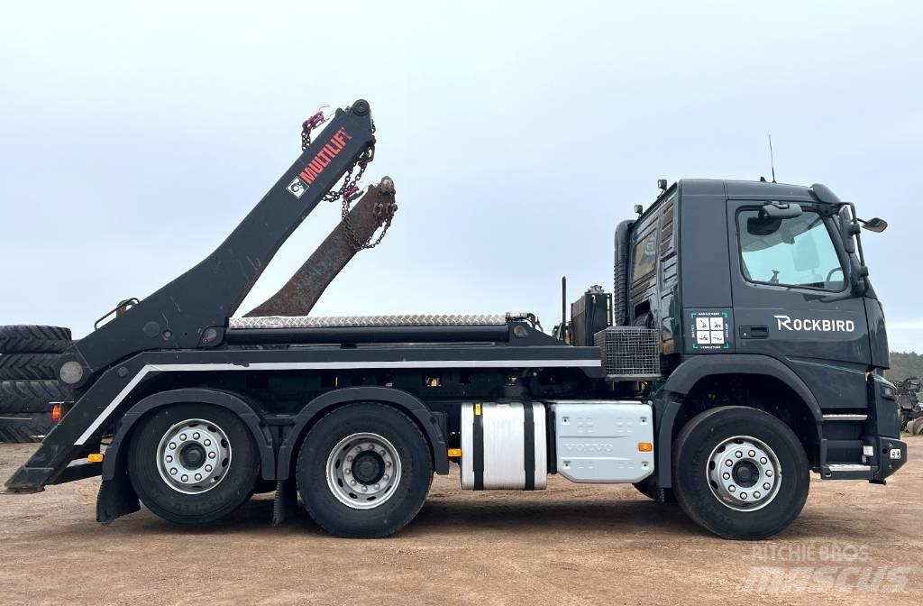 Volvo FMX460 - RENTAL 케이블 리프트 탈착식 트럭