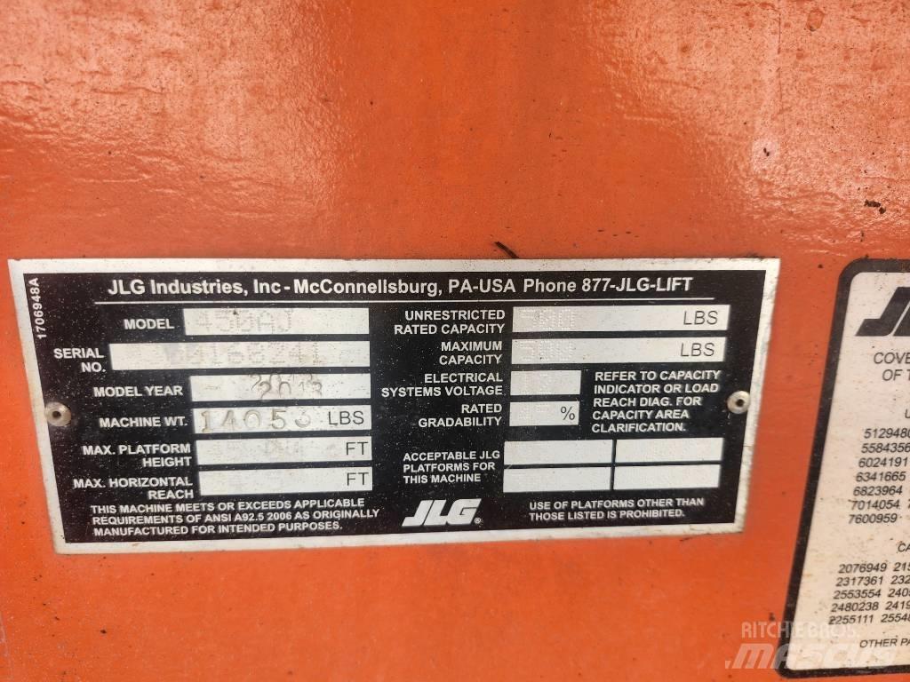 JLG 450 AJ 관절형 전동이동 리프트