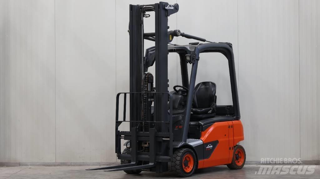 Linde E 16 P 전동 지게차