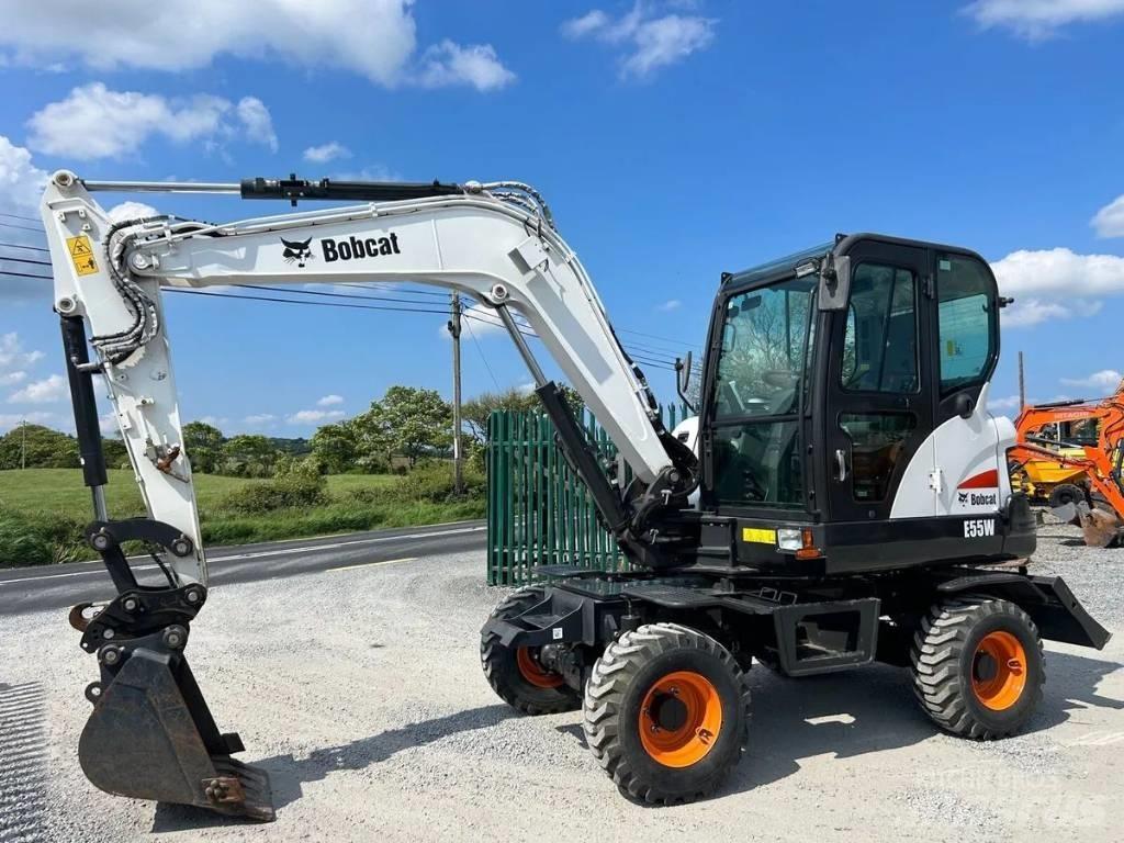 Bobcat E 55 W  휠 굴삭기