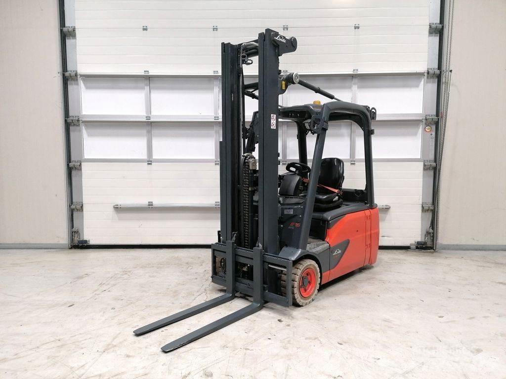 Linde E16L-02 전동 지게차