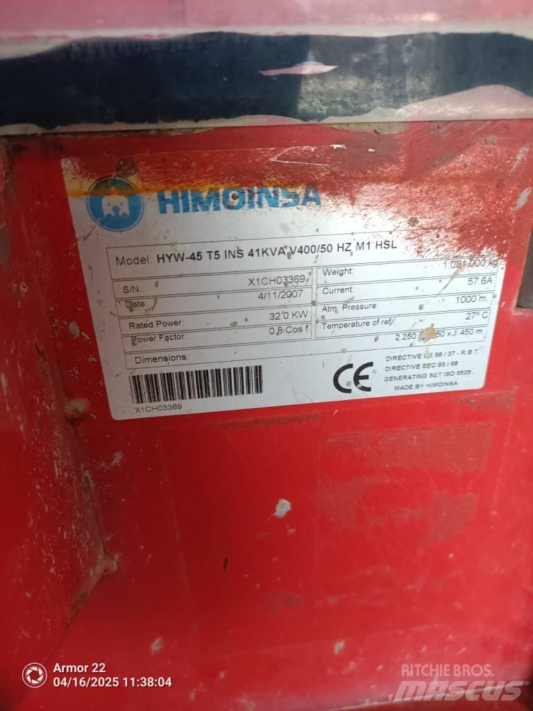 Himoinsa HYW 45 디젤 발전기