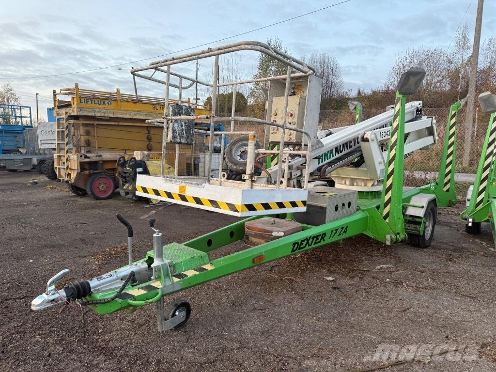 Dexter 17ZA 트레일러 탑재 고소작업대