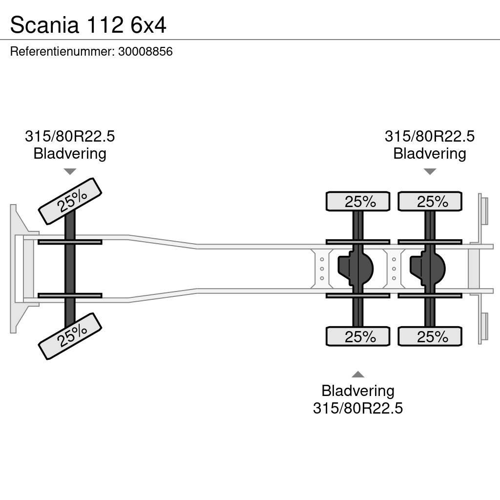 Scania 112 6x4 새시 운전실 트럭