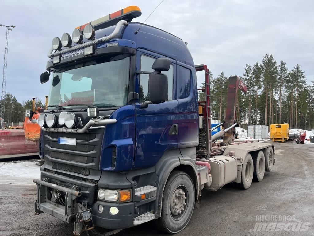 Scania R 500 훅 리프트 트럭