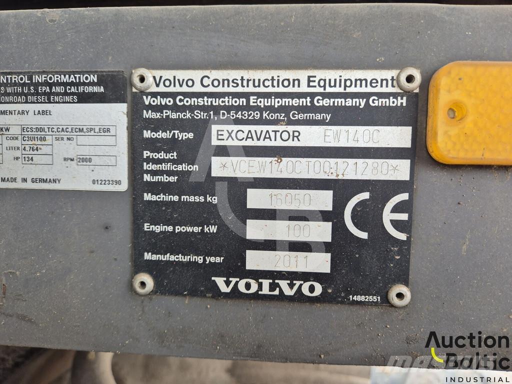 Volvo EW 140 C  휠 굴삭기