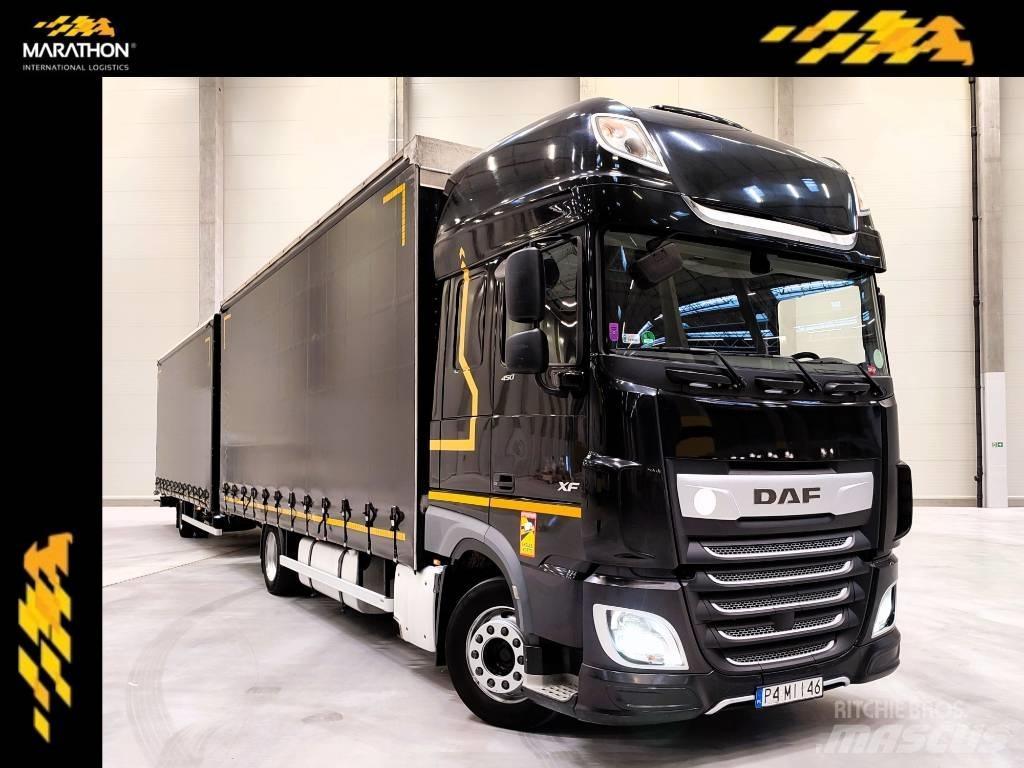 DAF XF 450 커튼사이더 트럭