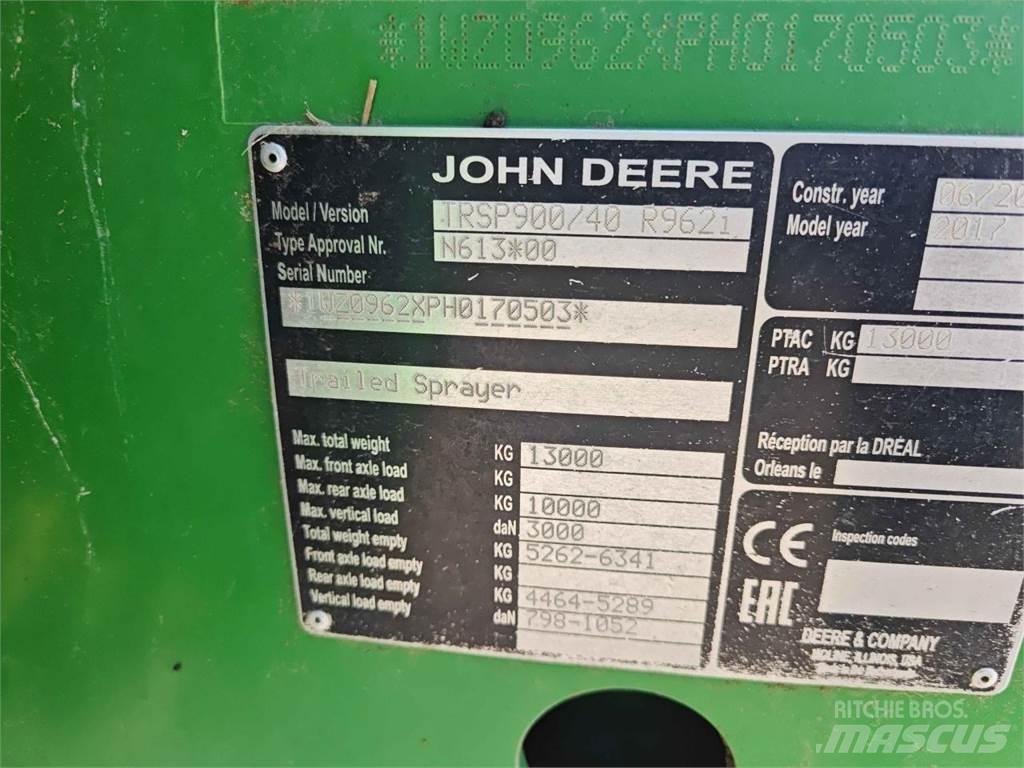 John Deere R962i 견인형 분무기