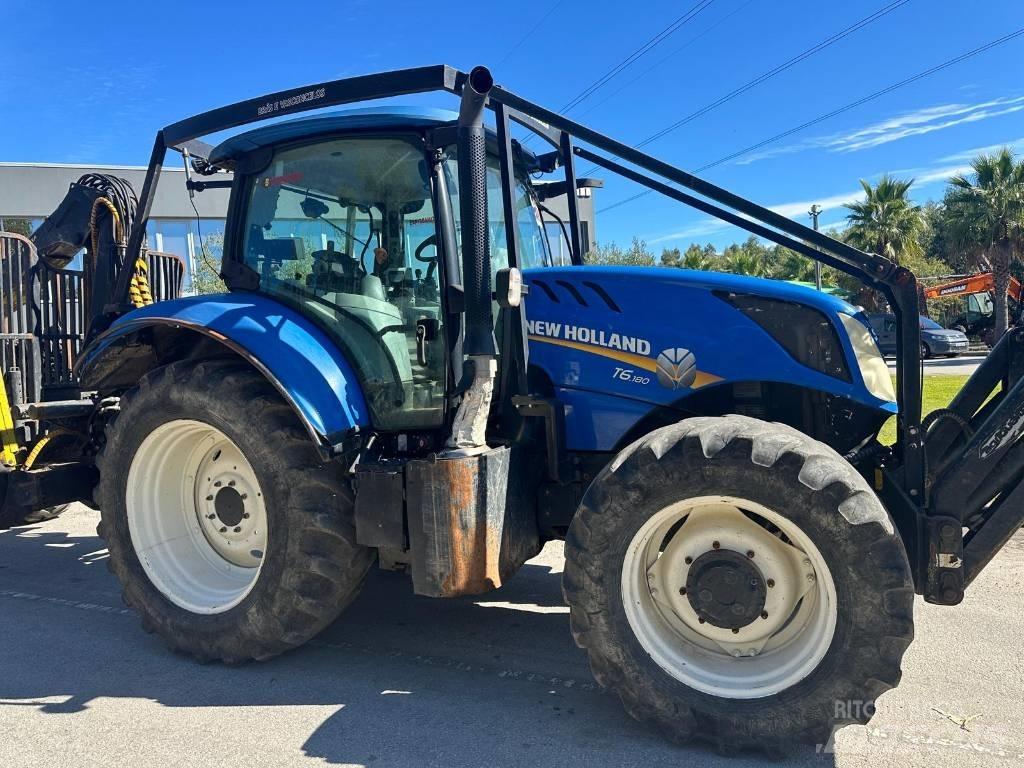 New Holland T 6.180 원목 포워더
